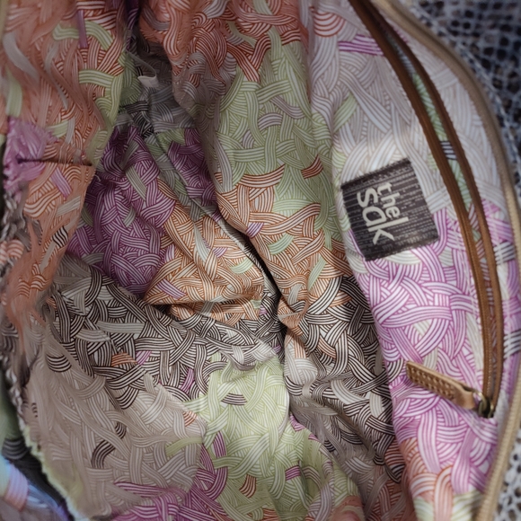 The Sak Brown/ Black Kendra Leather Satchel - Picture 7 of 7